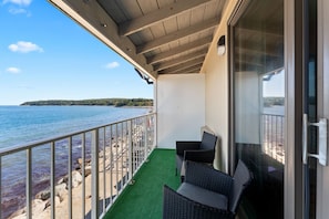 Blick vom Balkon