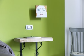 Deluxe Double or Twin Room, Balcony | Pillowtop beds, minibar, individually decorated, individually furnished - Afea Art & Rooms (Palermo)