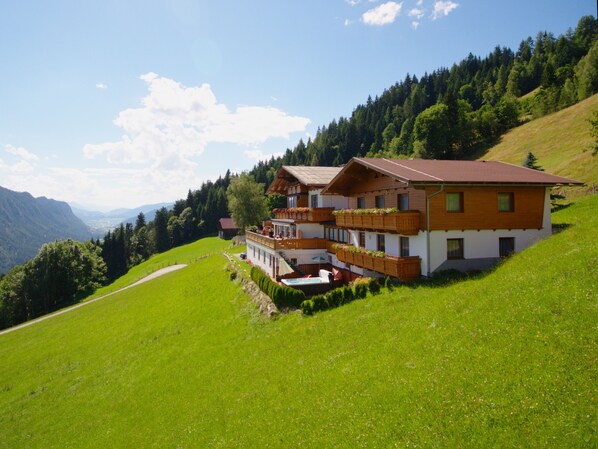 Blick von der Unterkunft