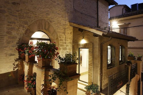 Front of property - evening/night