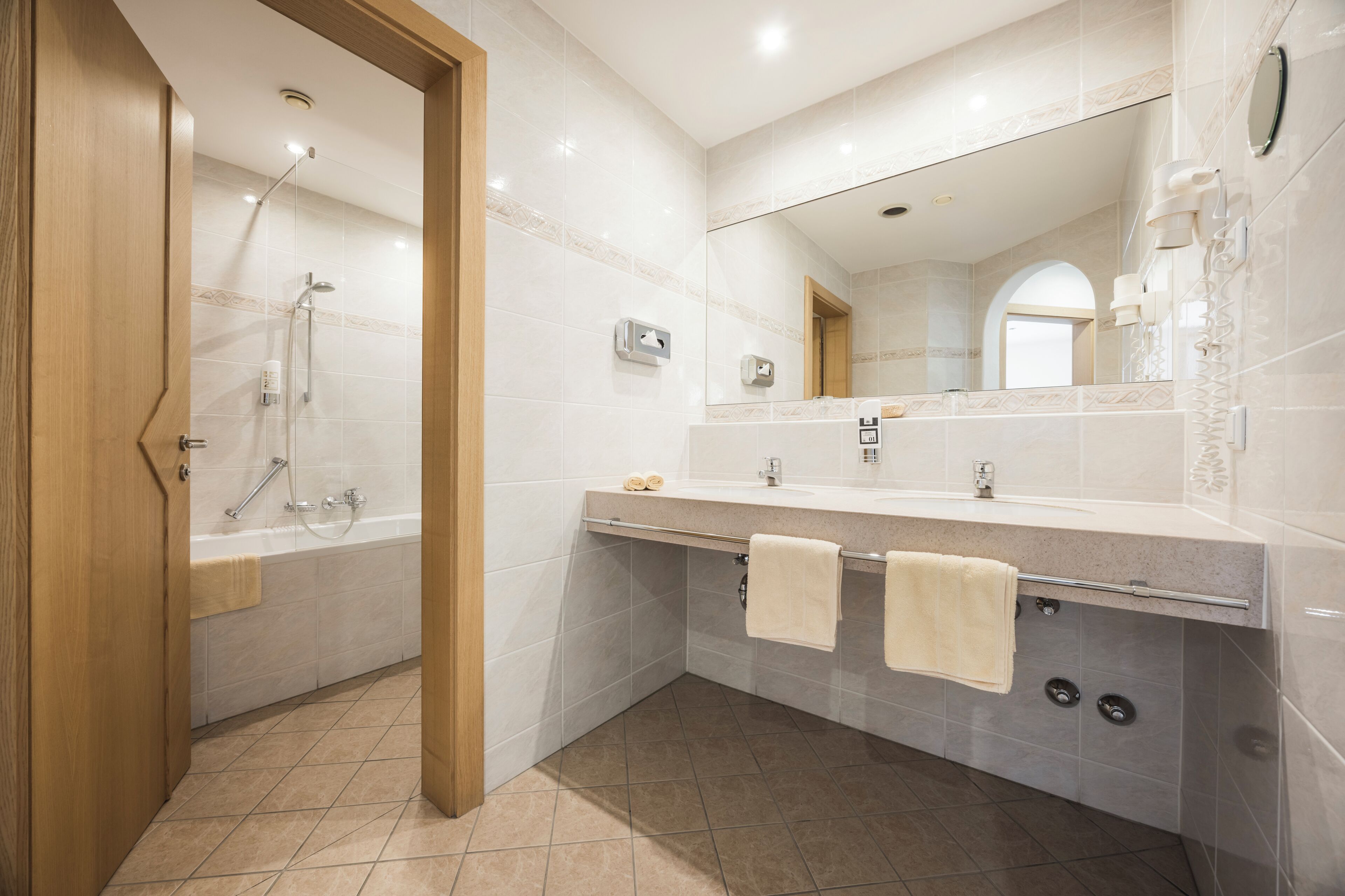 standard apartment, balcony | bathroom | shower, hair dryer, bathrobes, slippers