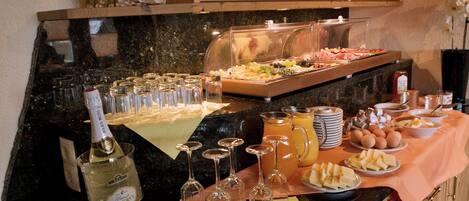 Daily buffet breakfast (EUR 10 per person)