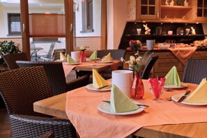 Daily buffet breakfast (EUR 10 per person)