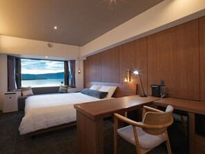 Standard Double Room, Non Smoking, Lake View | In-room safe, desk, free WiFi, bed sheets - THE FOREST AKAN TSURUGA RESORT (Kushiro)