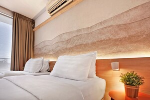 Habitación superior con 2 camas individuales (Ocean) | Wifi gratis