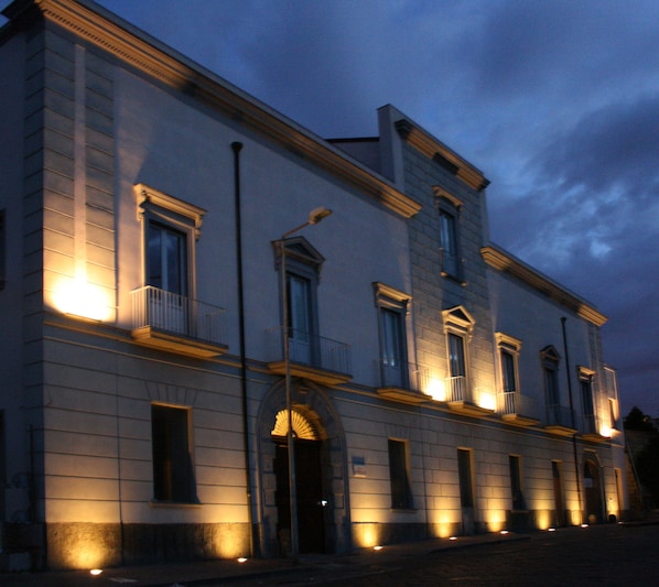 Front of property – evening/night