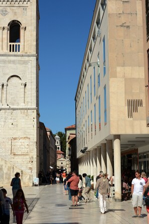 Blick von der Unterkunft