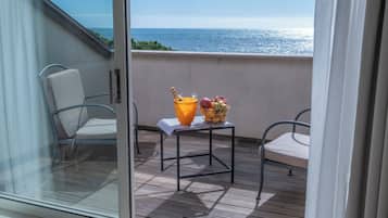 Suite, Whirlpool, Meerblick | Außenbereich