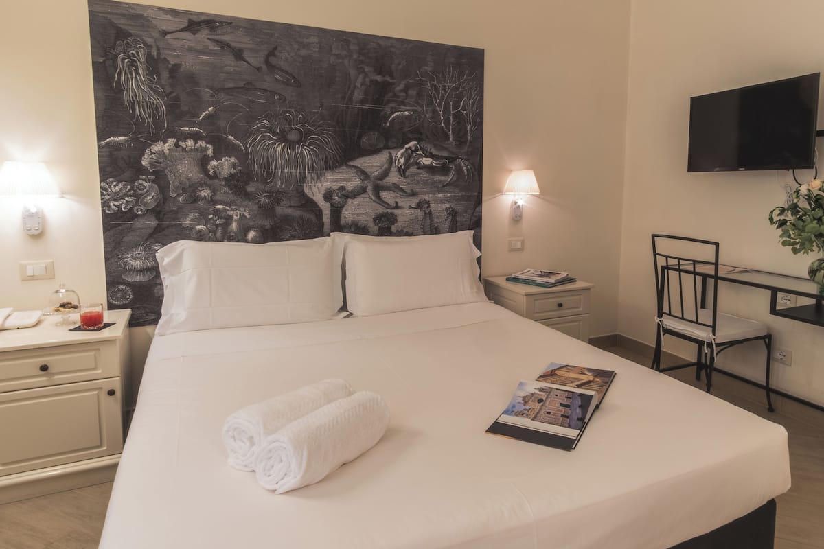 家庭四人房 | 高級寢具、羽絨被、迷你吧、客房內保險箱