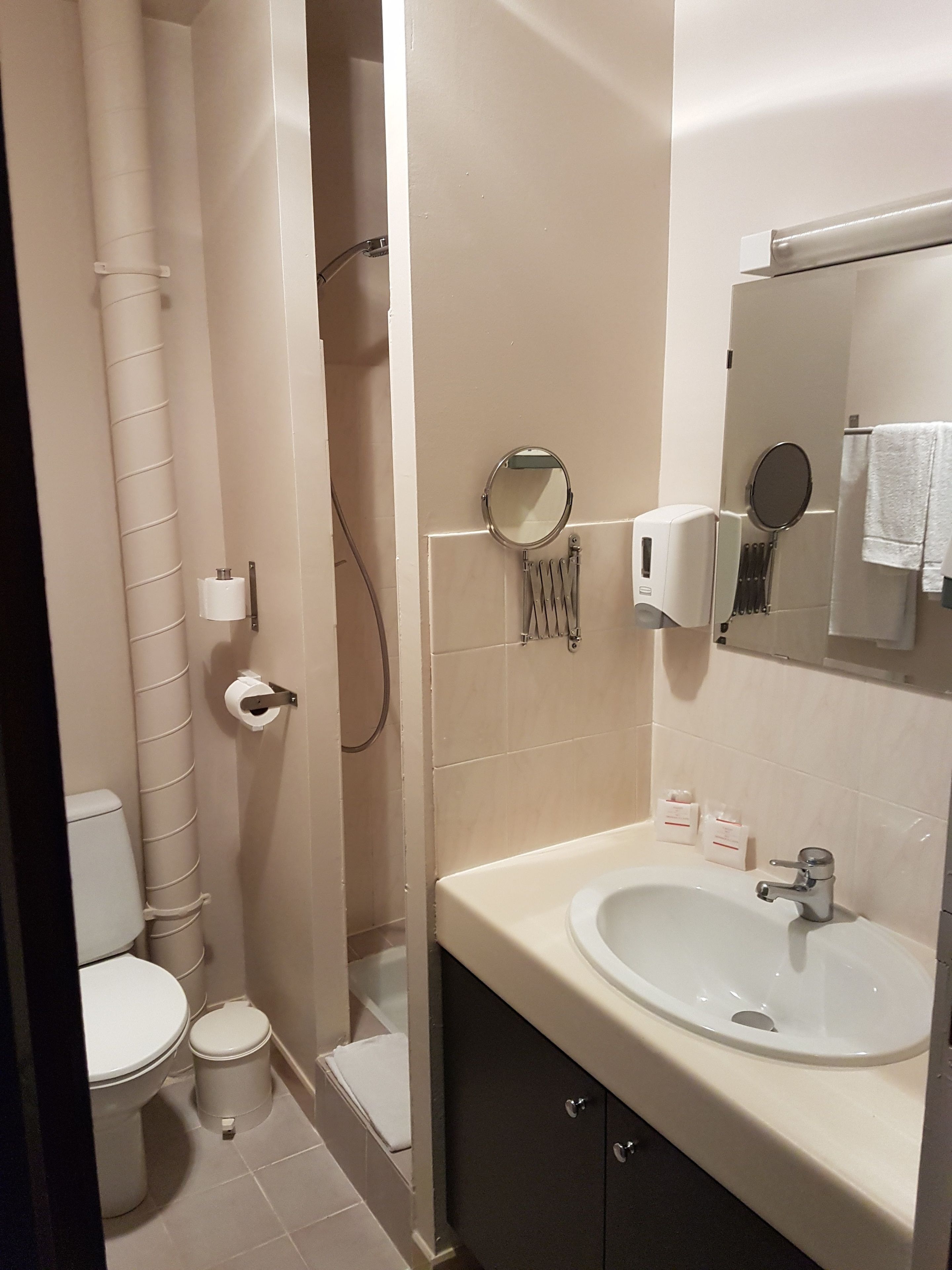 double room, floor, pool side (kitchenette on request with extra fees) | bathroom | free toiletries, hair dryer, towels, soap