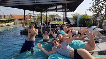 Piscina en la azotea