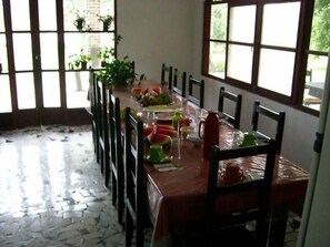 Breakfast, lunch, dinner served; Brazilian cuisine