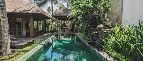 別墅, 2 間臥室, 可使用泳池, 山谷景 | 1 間睡房、迷你吧、房內夾萬、書桌