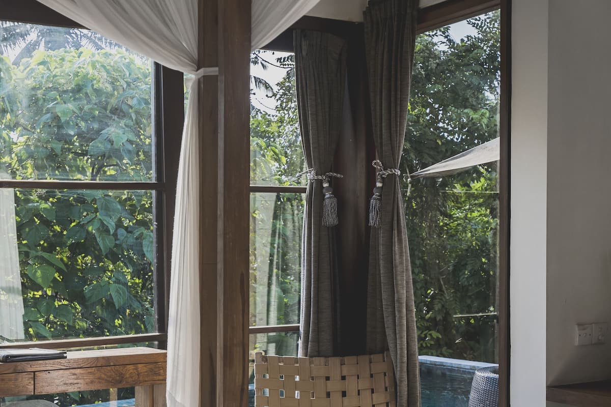 Two Bedrooms Garden view pool villa. | Pemandangan taman