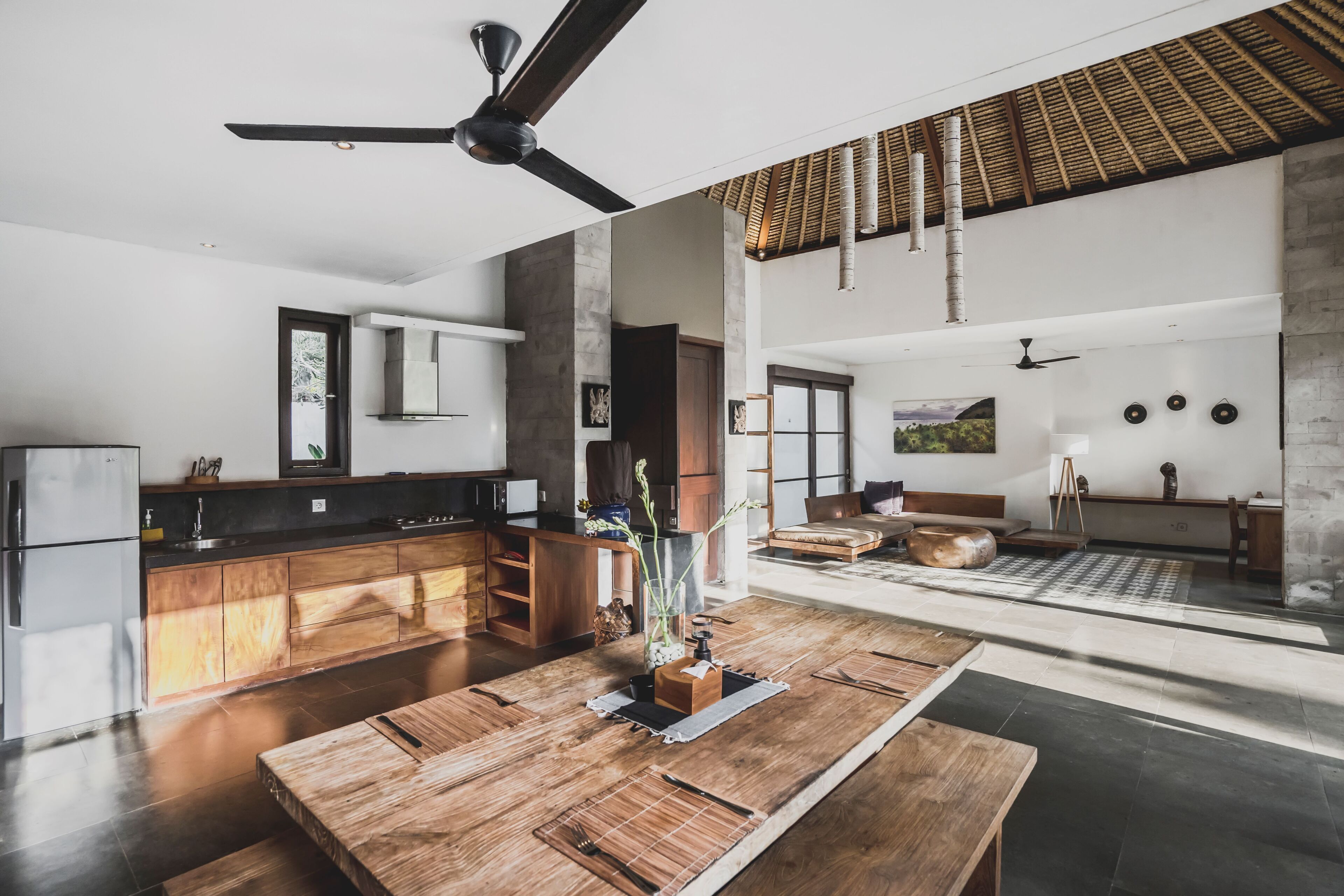 two bedrooms garden view pool villa. | living area