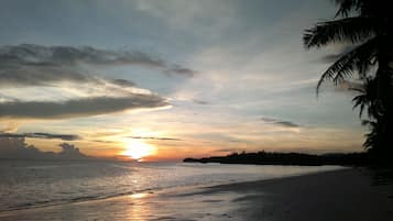 Private beach