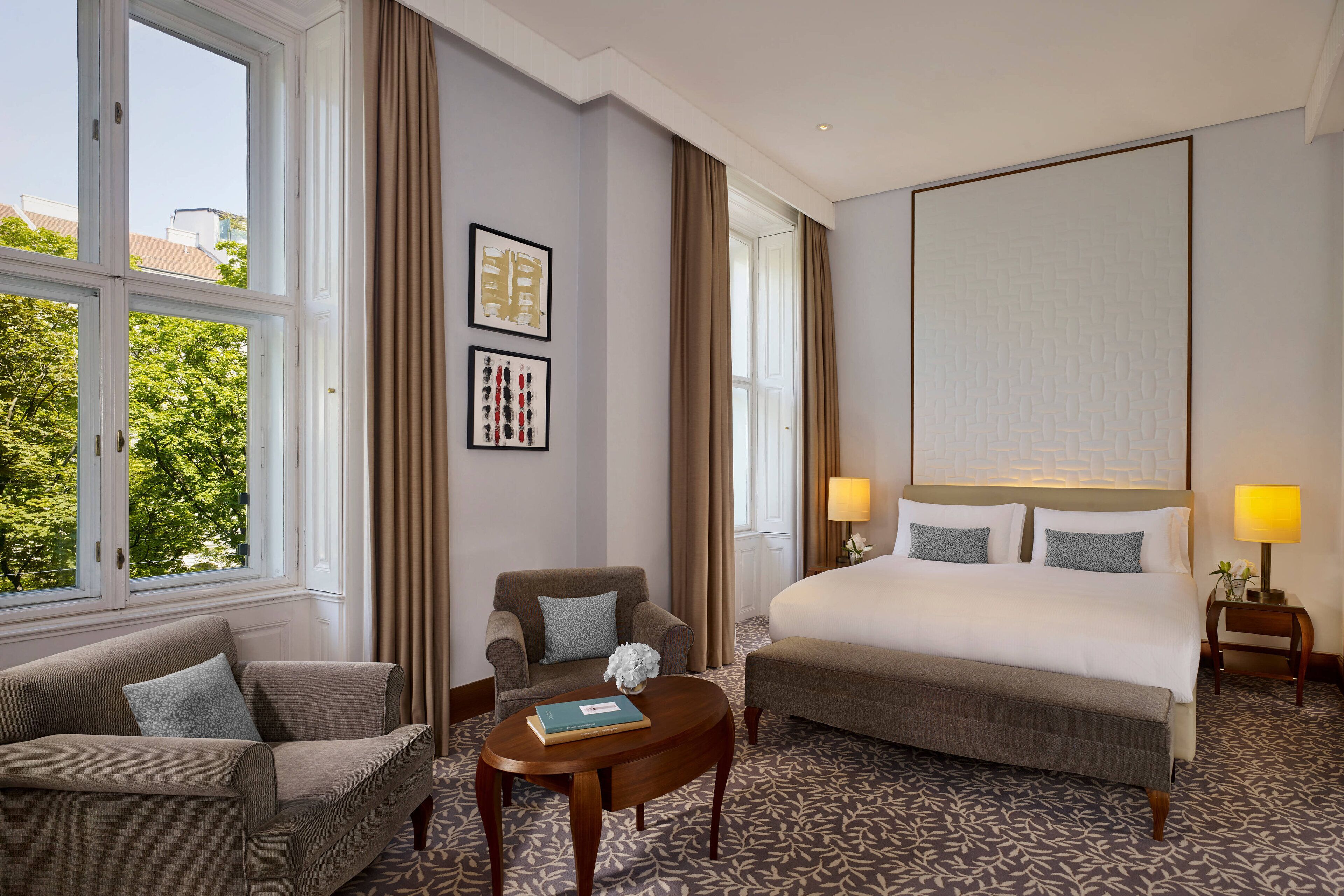 Premium bedding, minibar, in-room safe, desk