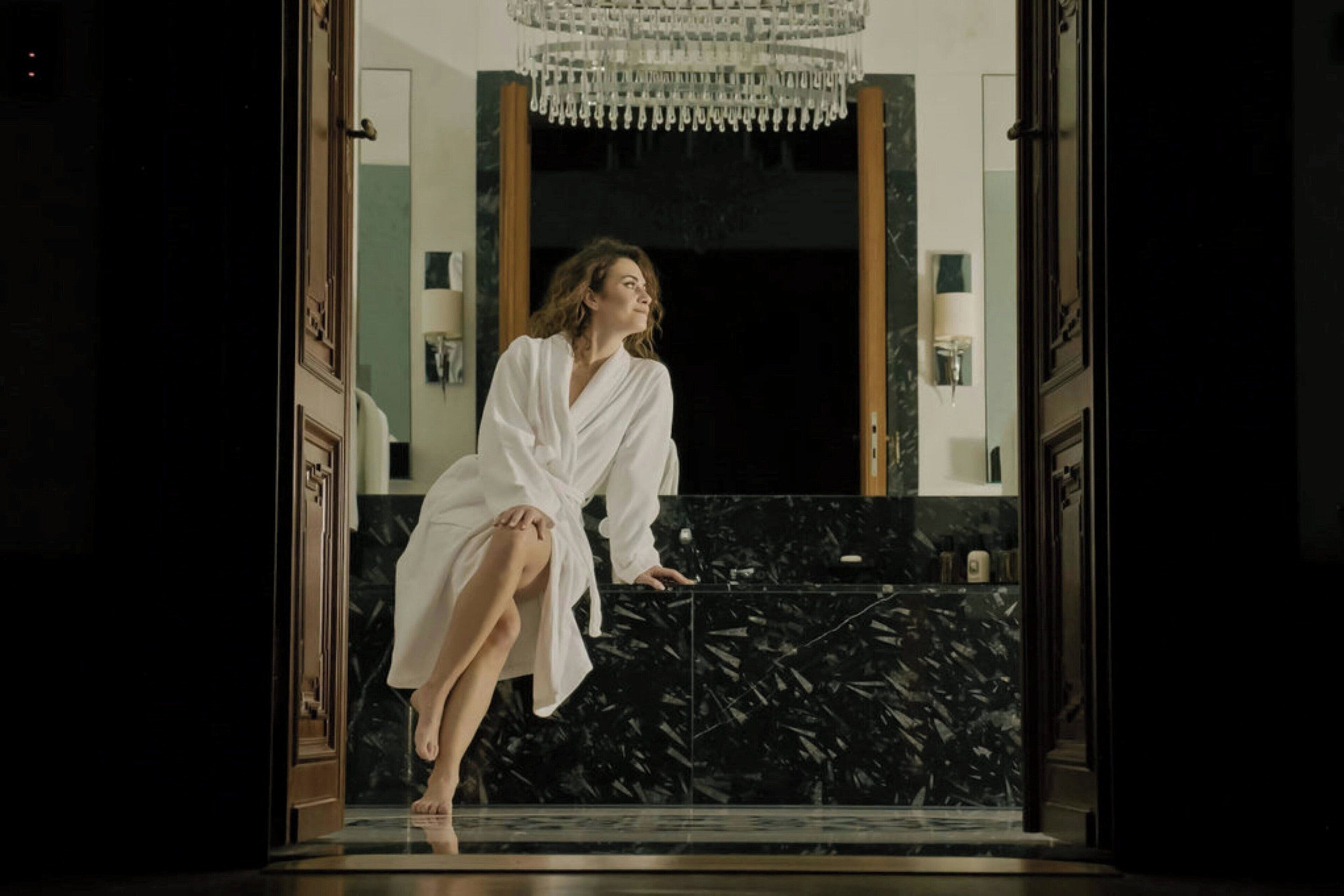 总统套房, 2 间卧室, 城市景观, 转角 | 高档床上用品、迷你吧、客房内保险箱、办公桌