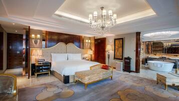 Presidential Suite, Multiple Beds | Minibar, desk, laptop workspace, blackout curtains