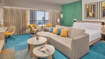 Premium bedding, in-room safe, desk, blackout drapes