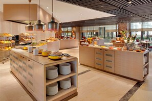 3 restaurants; breakfast, lunch, and dinner served - The Leela Ambience Convention Hotel Delhi  (New Delhi)
