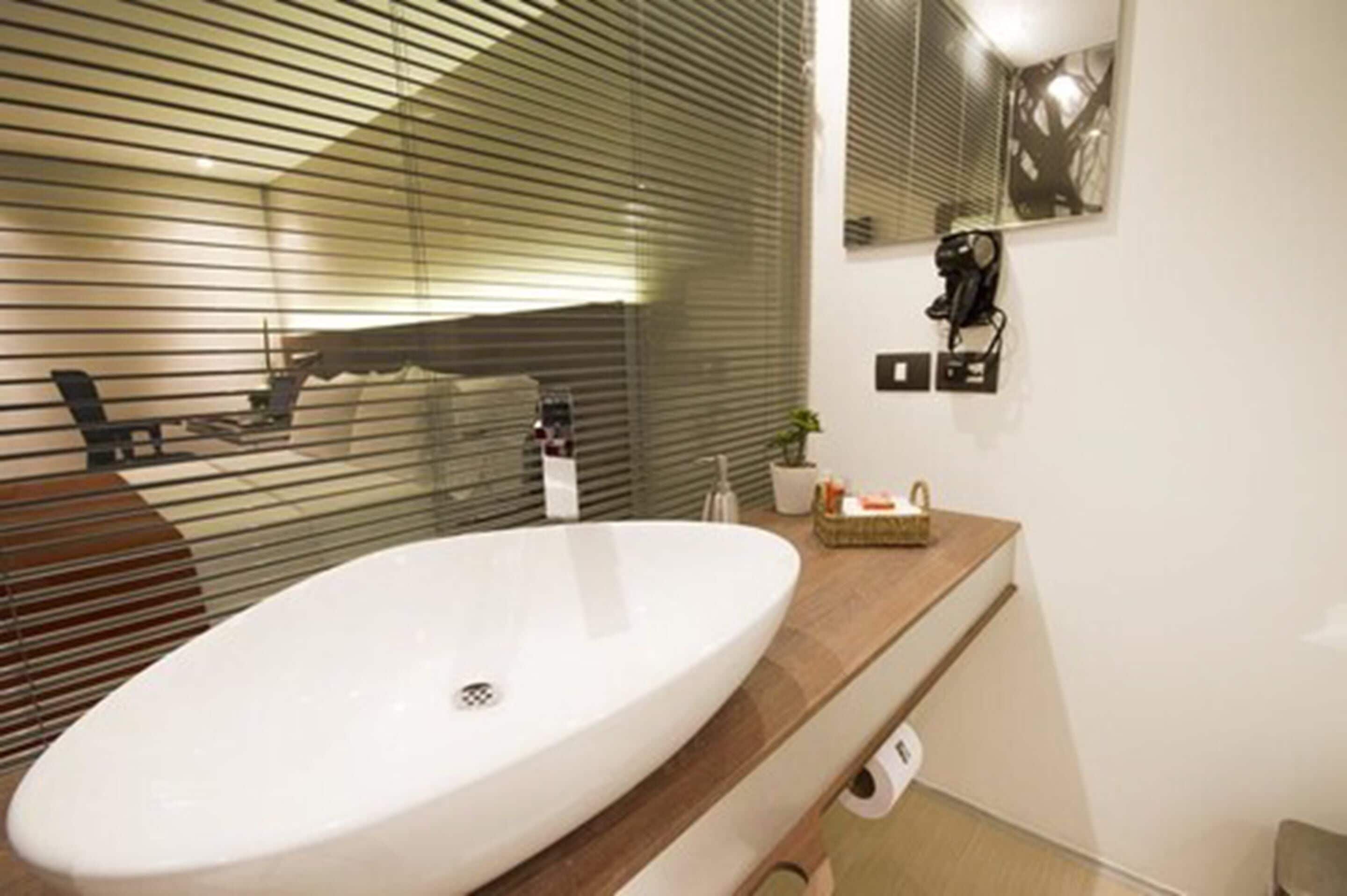 free toiletries, hair dryer, towels