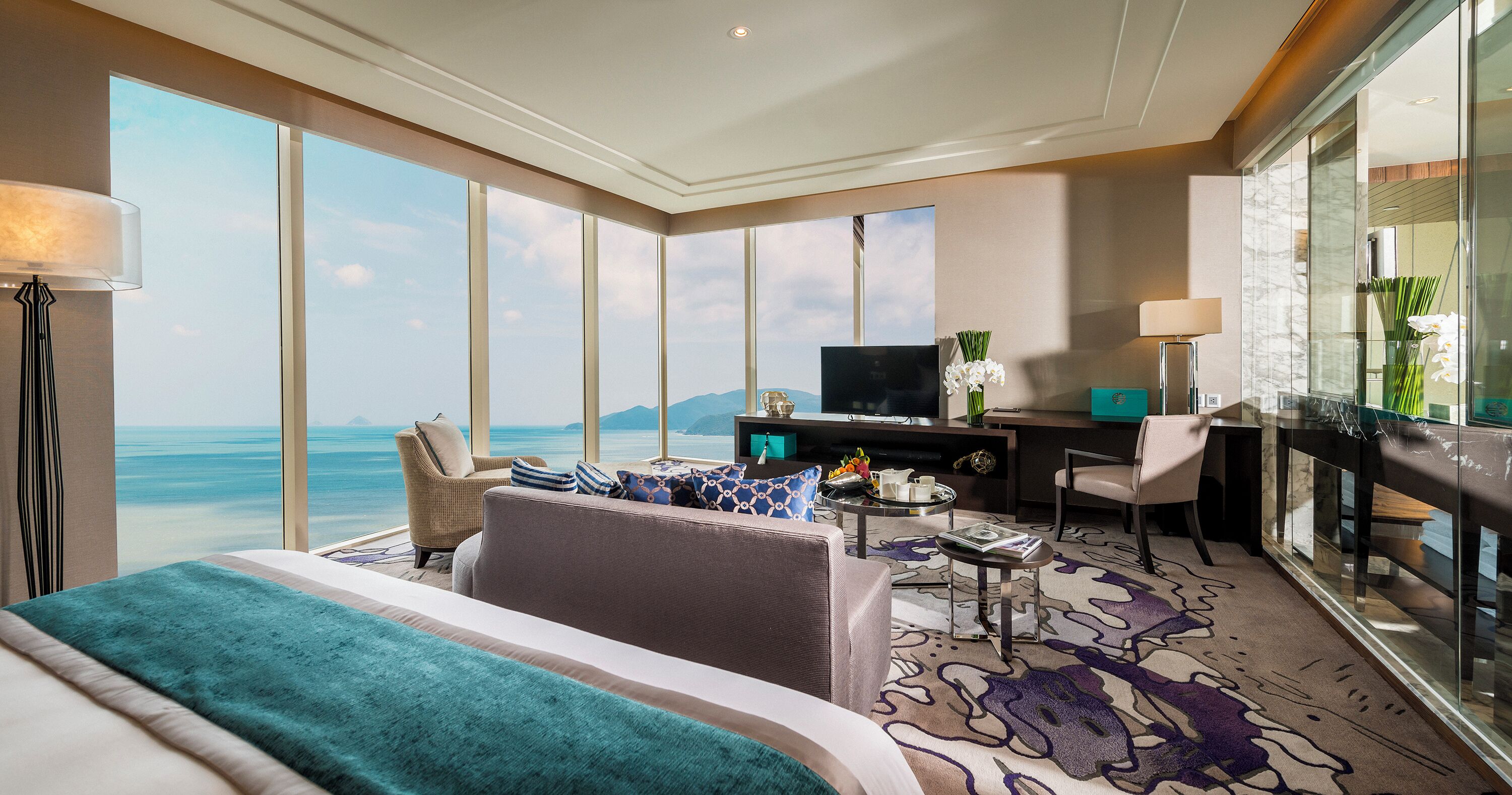 Uitzicht vanuit accommodatie