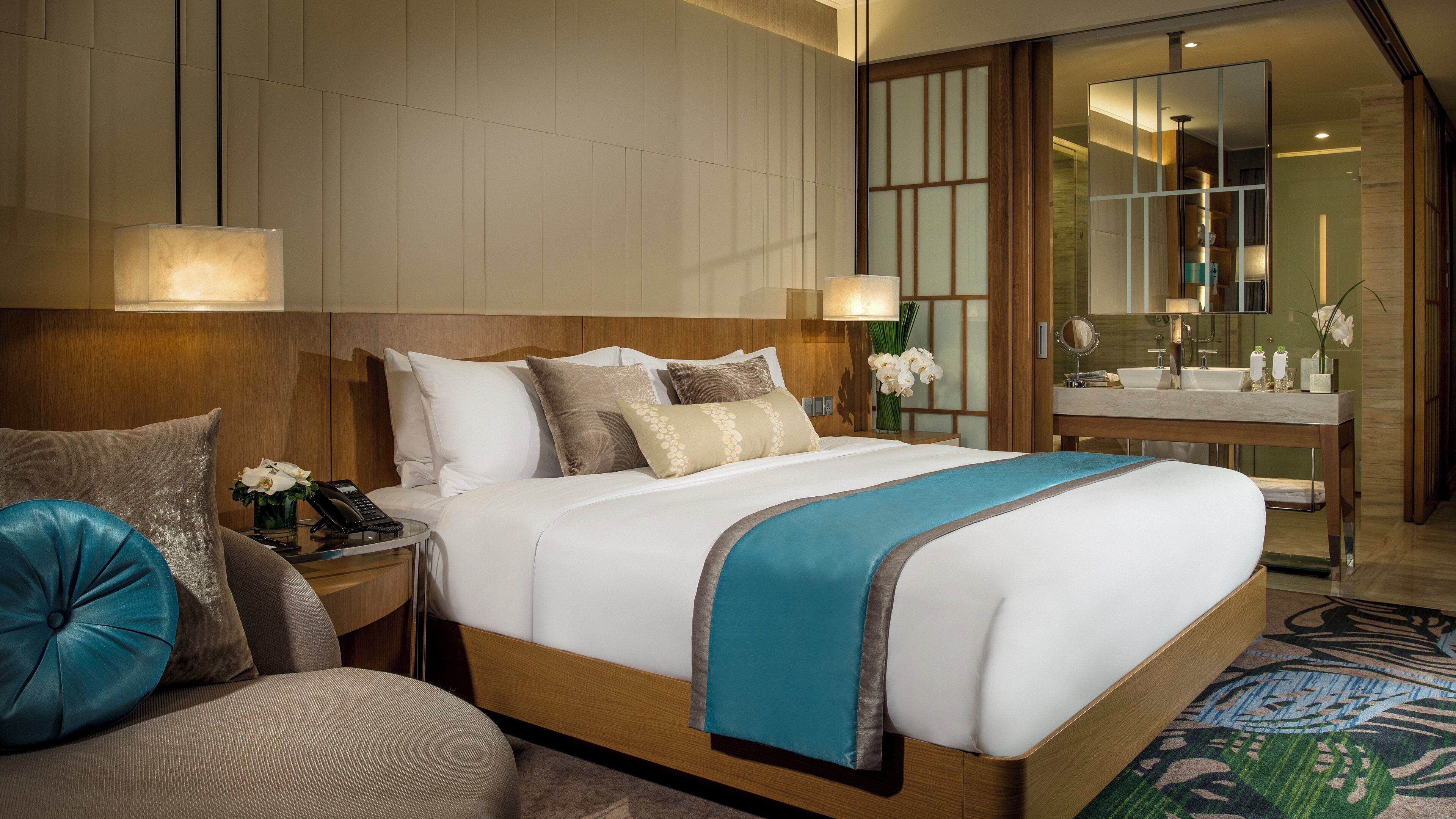 Premium bedding, down duvets, minibar, in-room safe