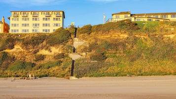 Aan het strand