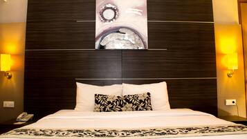 Deluxe-værelse | Pengeskab på værelset, ekstra senge (tillægsgebyr), gratis Wi-Fi