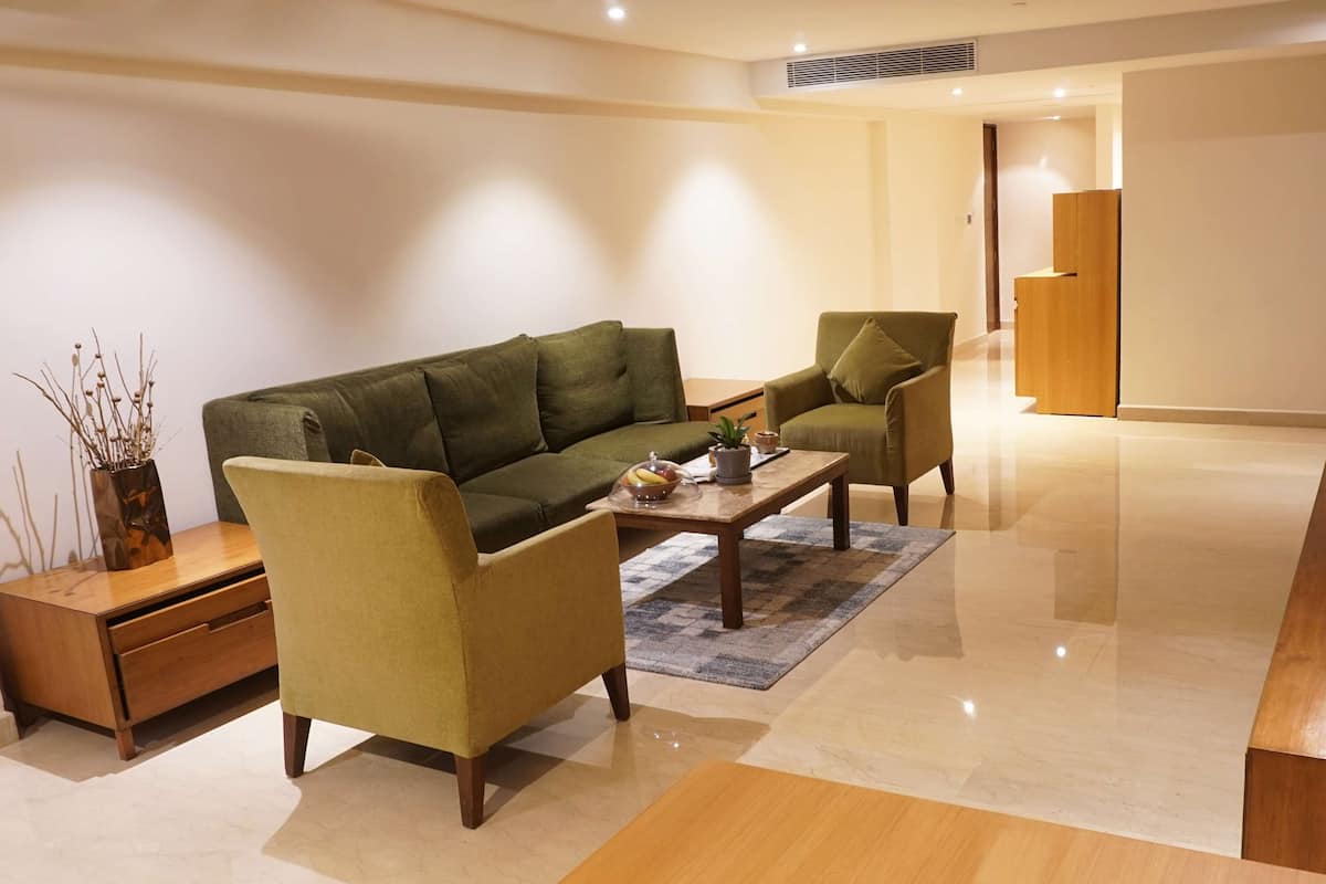 1 habitación y camas con efecto memoria