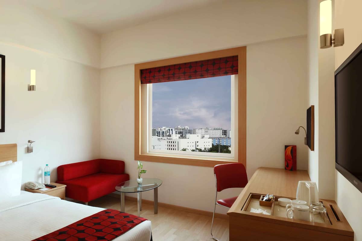 Roupas de cama premium, cofres nos quartos, individualmente decorados