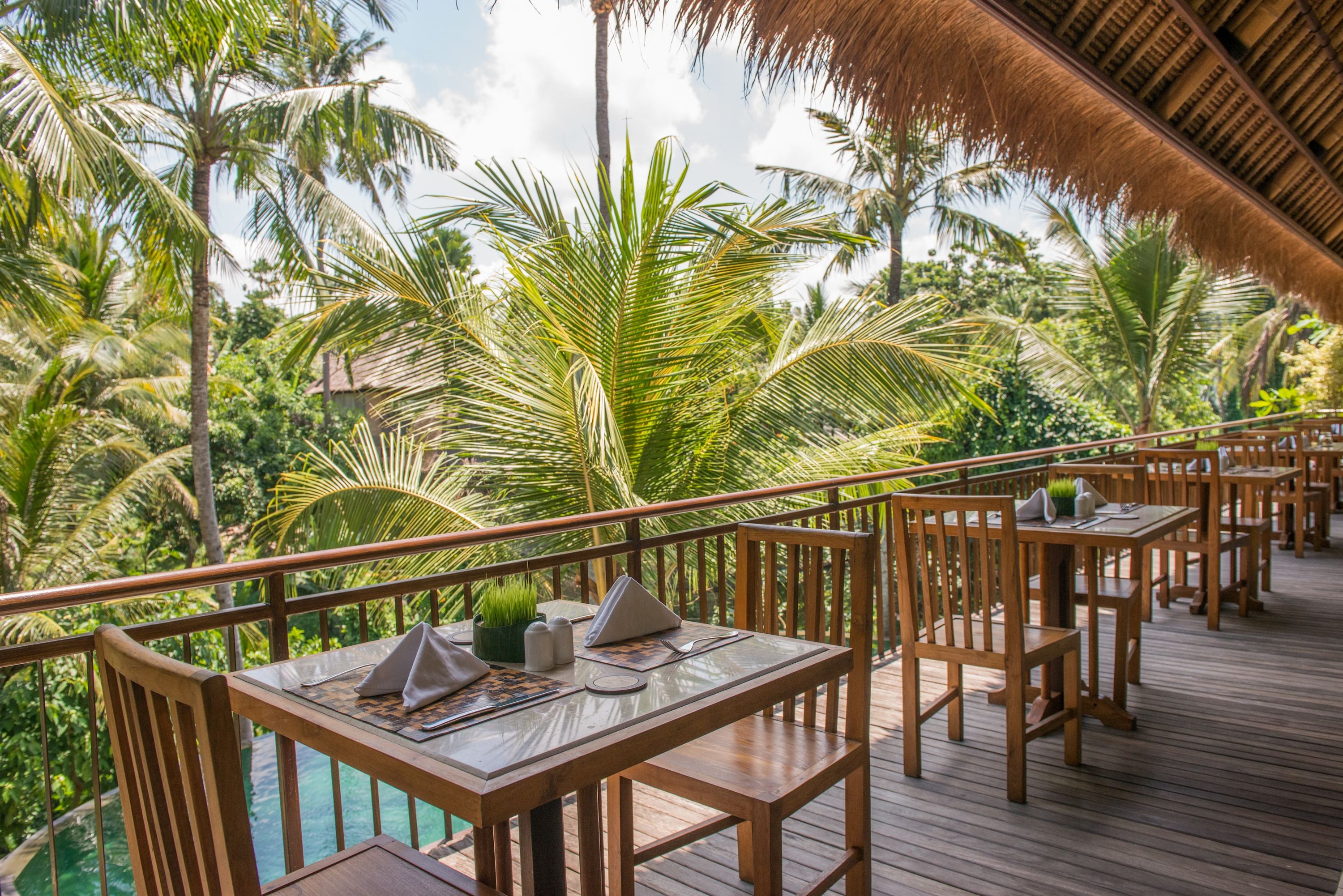 breakfast, lunch, dinner served; indonesian cuisine, pool views