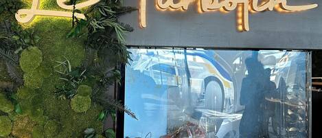 Breakfast, lunch, dinner served; French cuisine