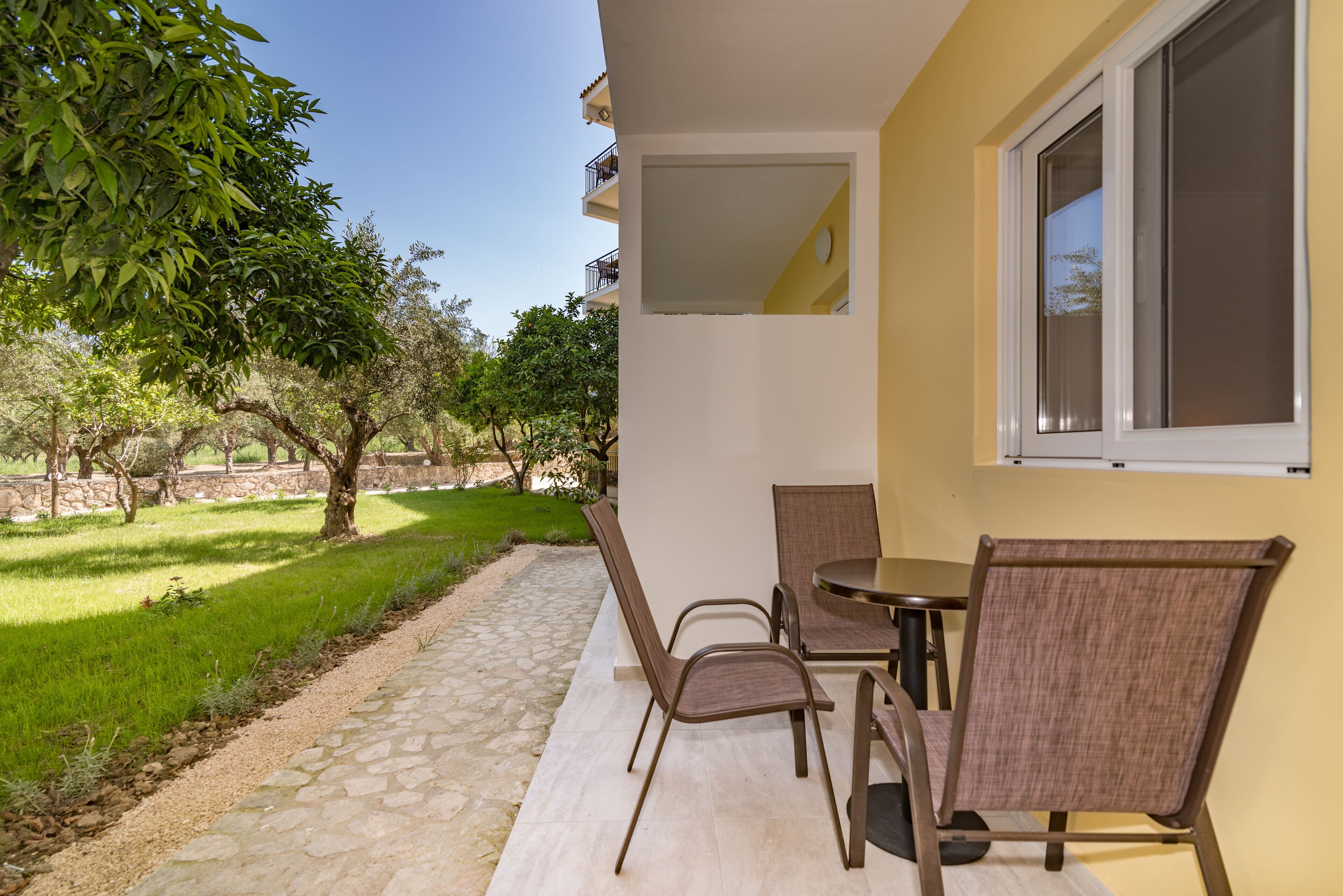 double or twin room, garden view, ground floor | exterior