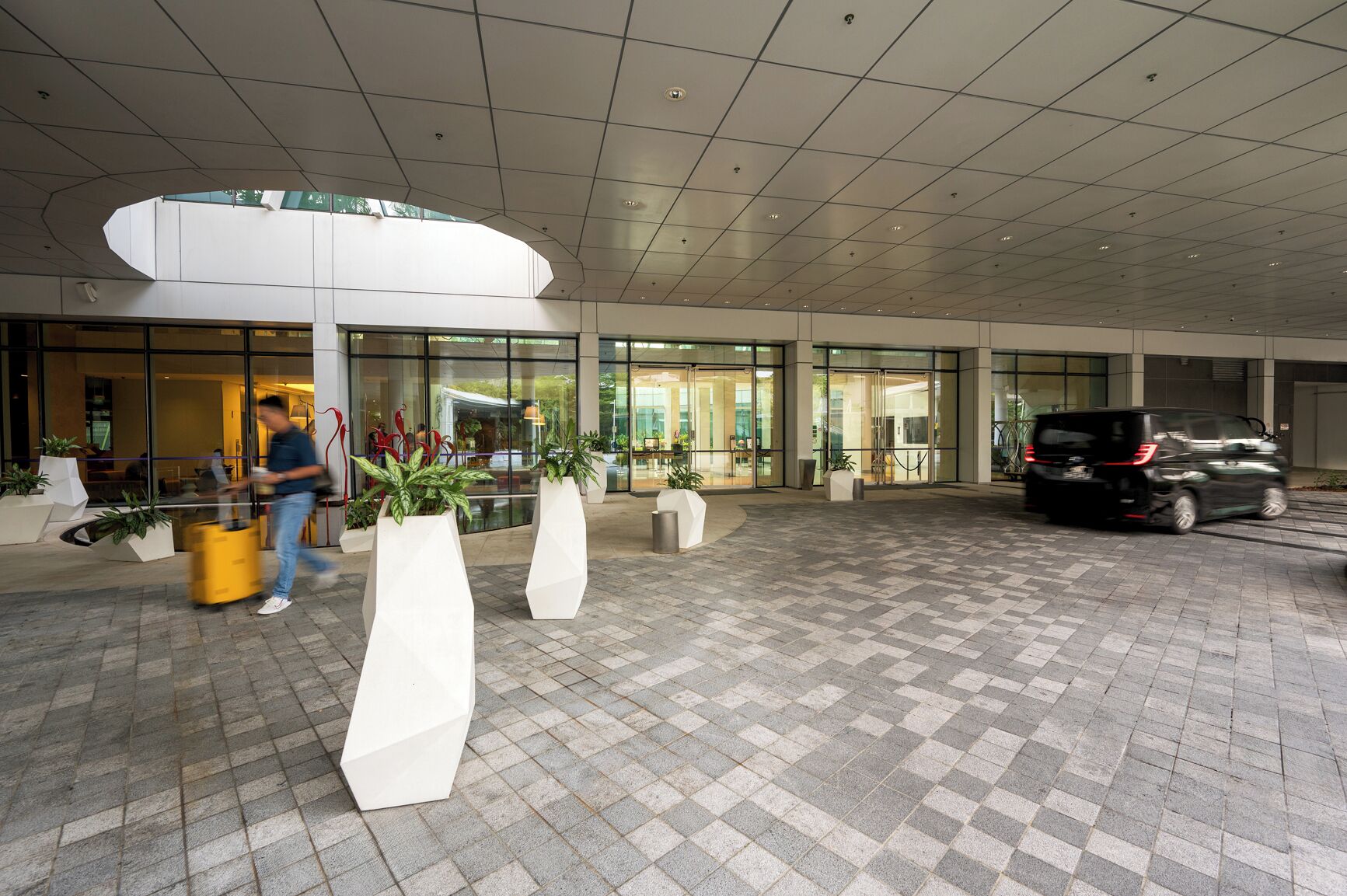 Voorkant van accommodatie