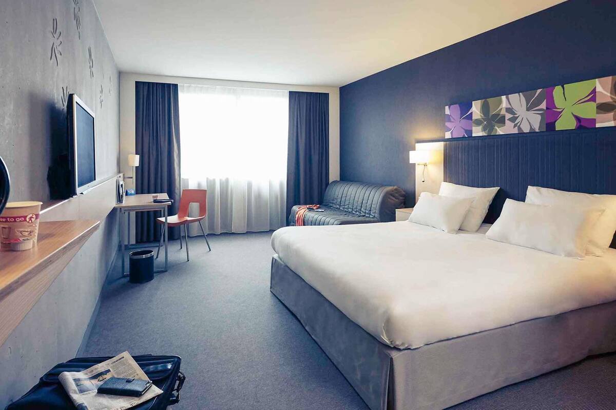 Literie de qualité supérieure, surmatelas, minibar