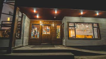 Front of property – evening/night