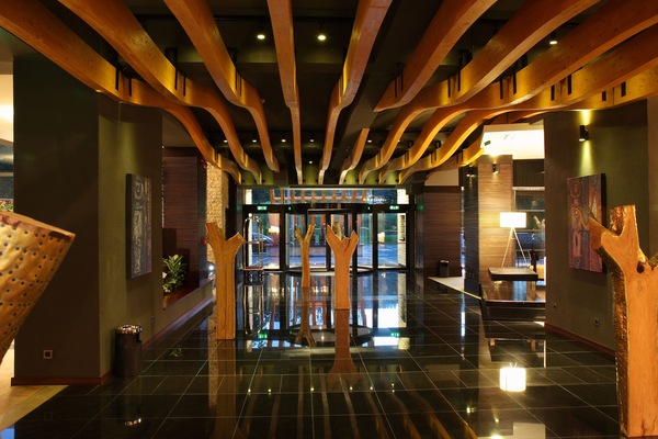 Interior entrance