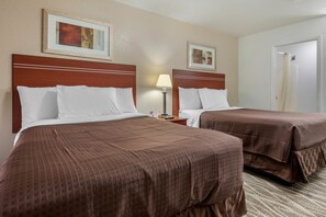 Kahden hengen huone, kylpyhuone makuuhuoneen yhteydessä (2 Full XL + Kitchenette) | 1 makuuhuone, silitysrauta/-lauta, ilmaiset vauvansängyt, lisävuoteet