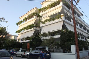 Majoituspaikan julkisivu