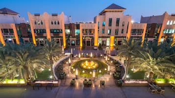 Front of property – evening/night
