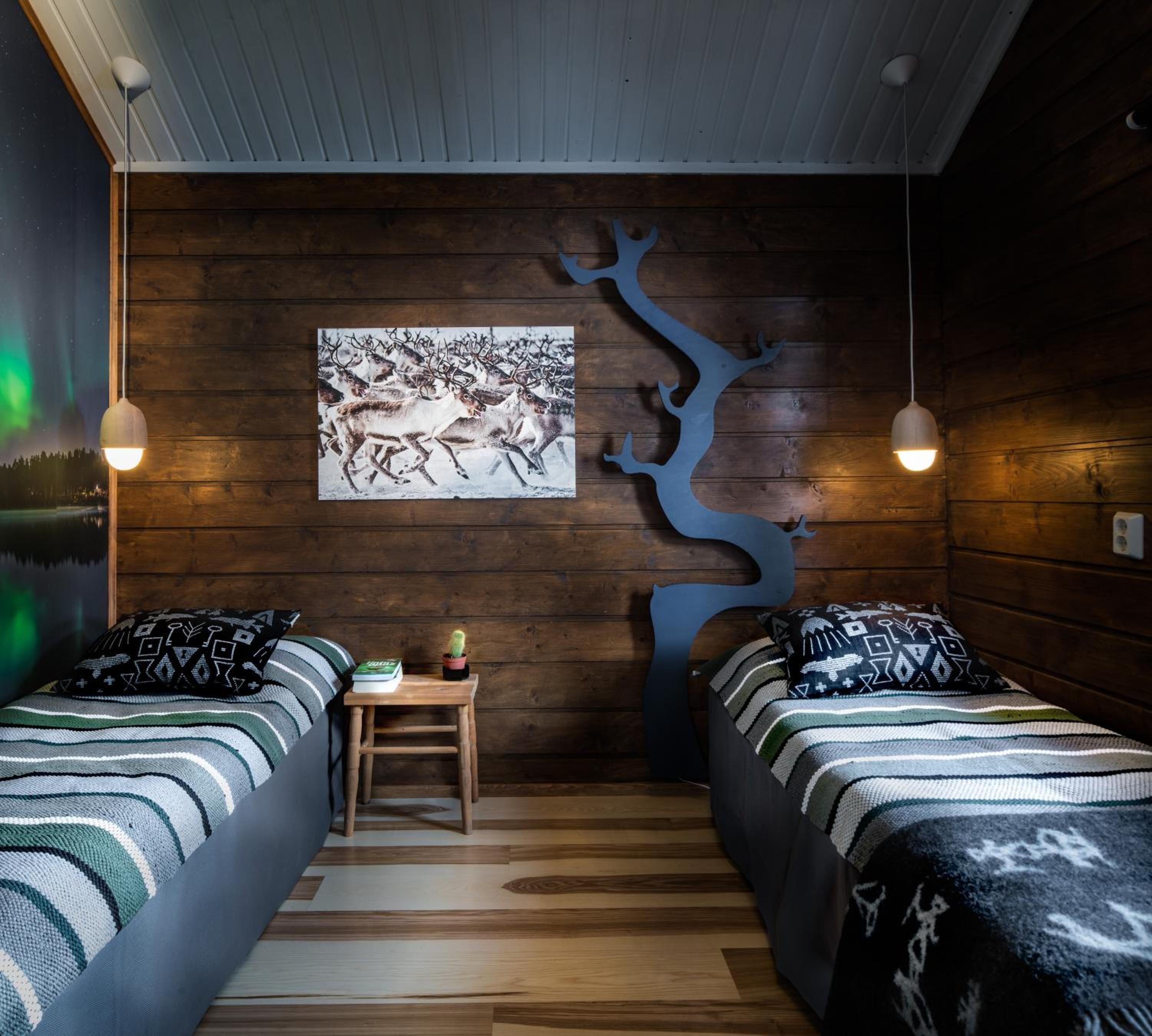 individually decorated, individually furnished, blackout curtains