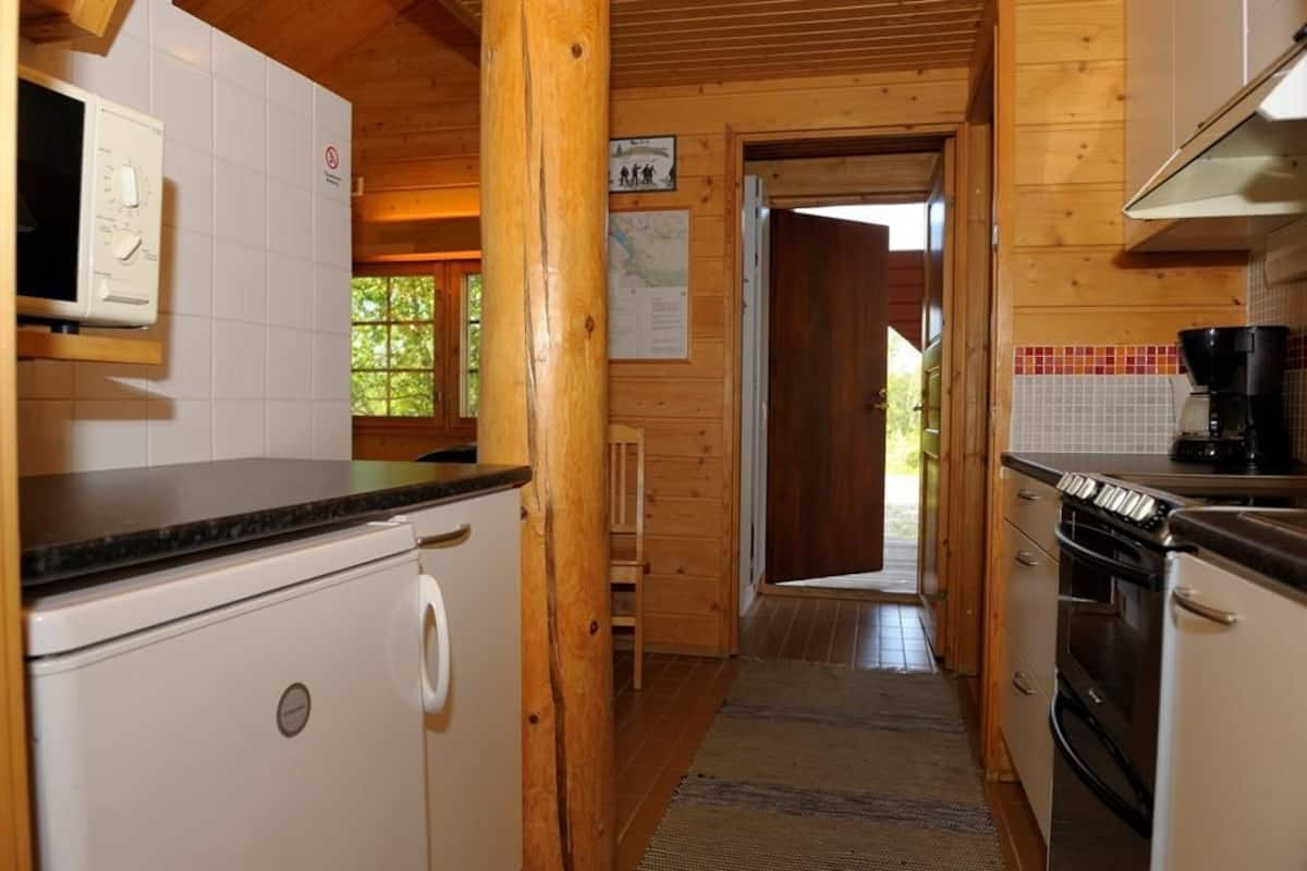 Superior Cabin, Sauna | Private kitchen | Fridge, microwave, oven, stovetop