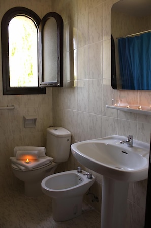Shower, towels
