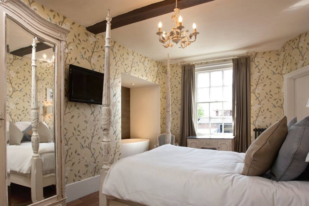 Deluxe-Doppelzimmer, mit Bad (Evangeline)