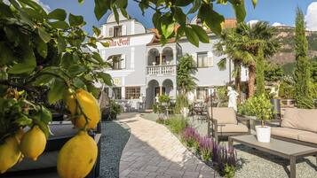 Overnatningsstedets facade