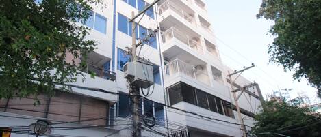 Voorkant van accommodatie