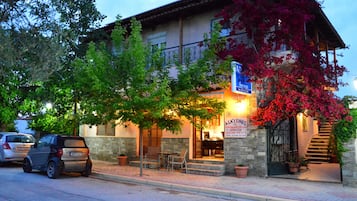 Front of property – evening/night