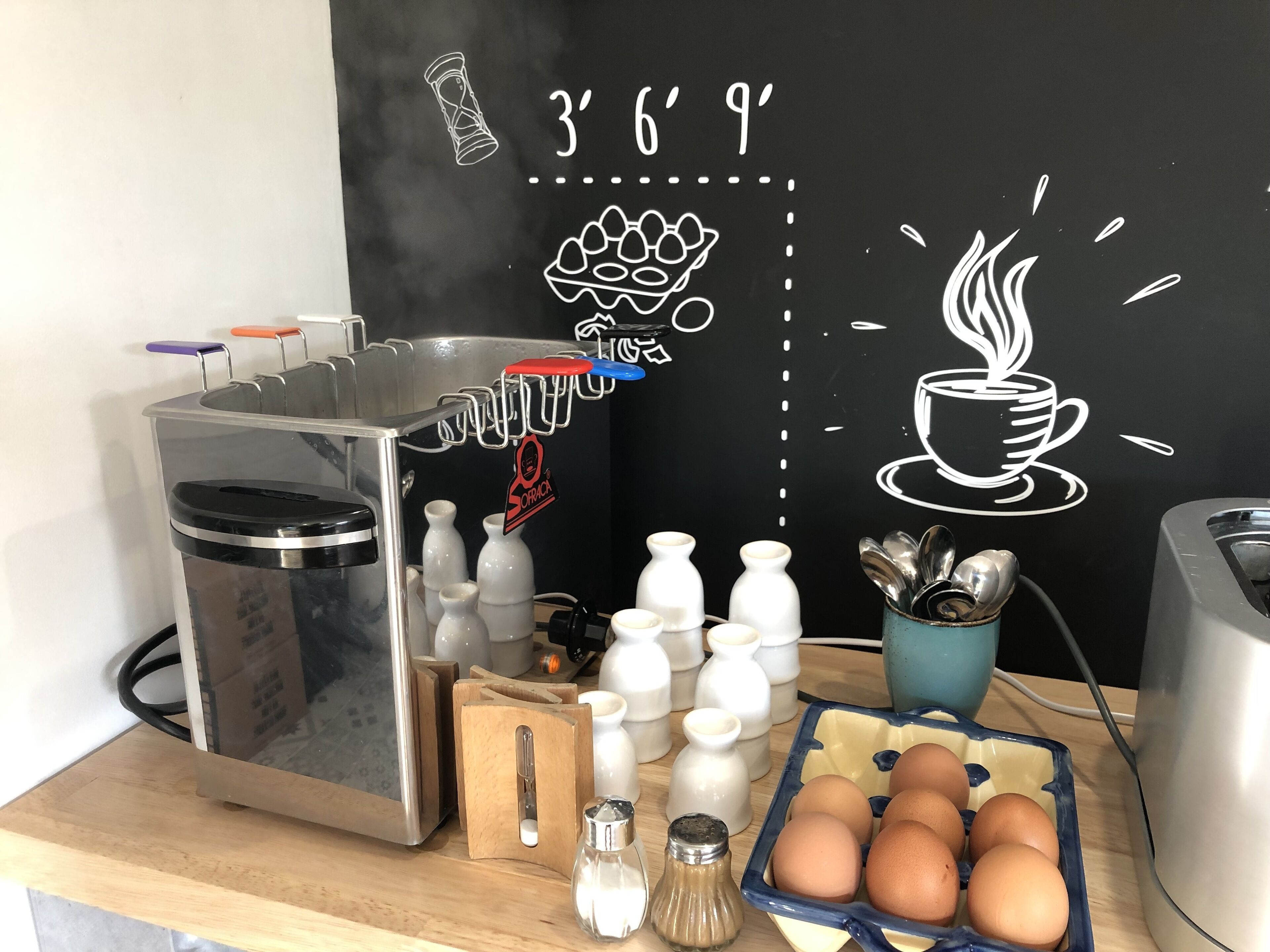 daily buffet breakfast (eur 12 per person)